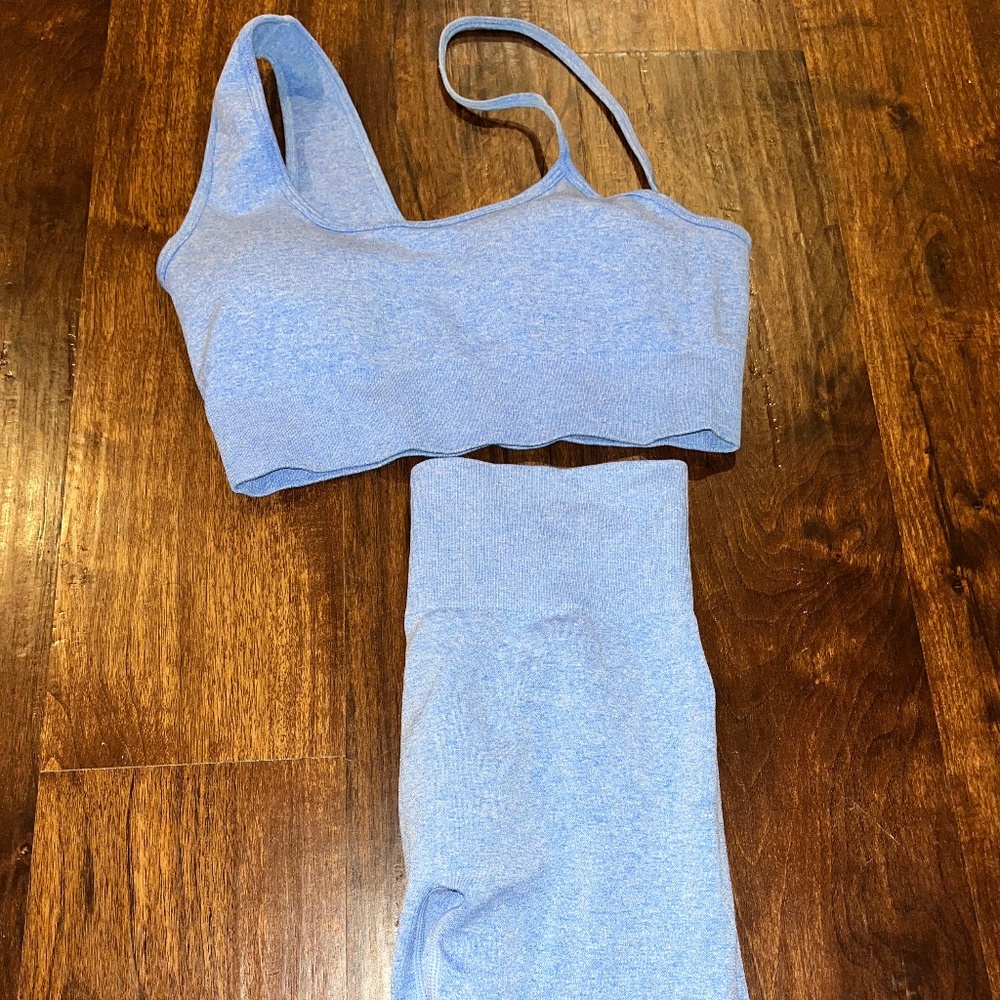 Blue Work Out Set